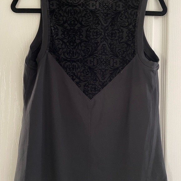 Calia Black Tank Top with lace detail on back Women’s size small - Picture 2 of 3